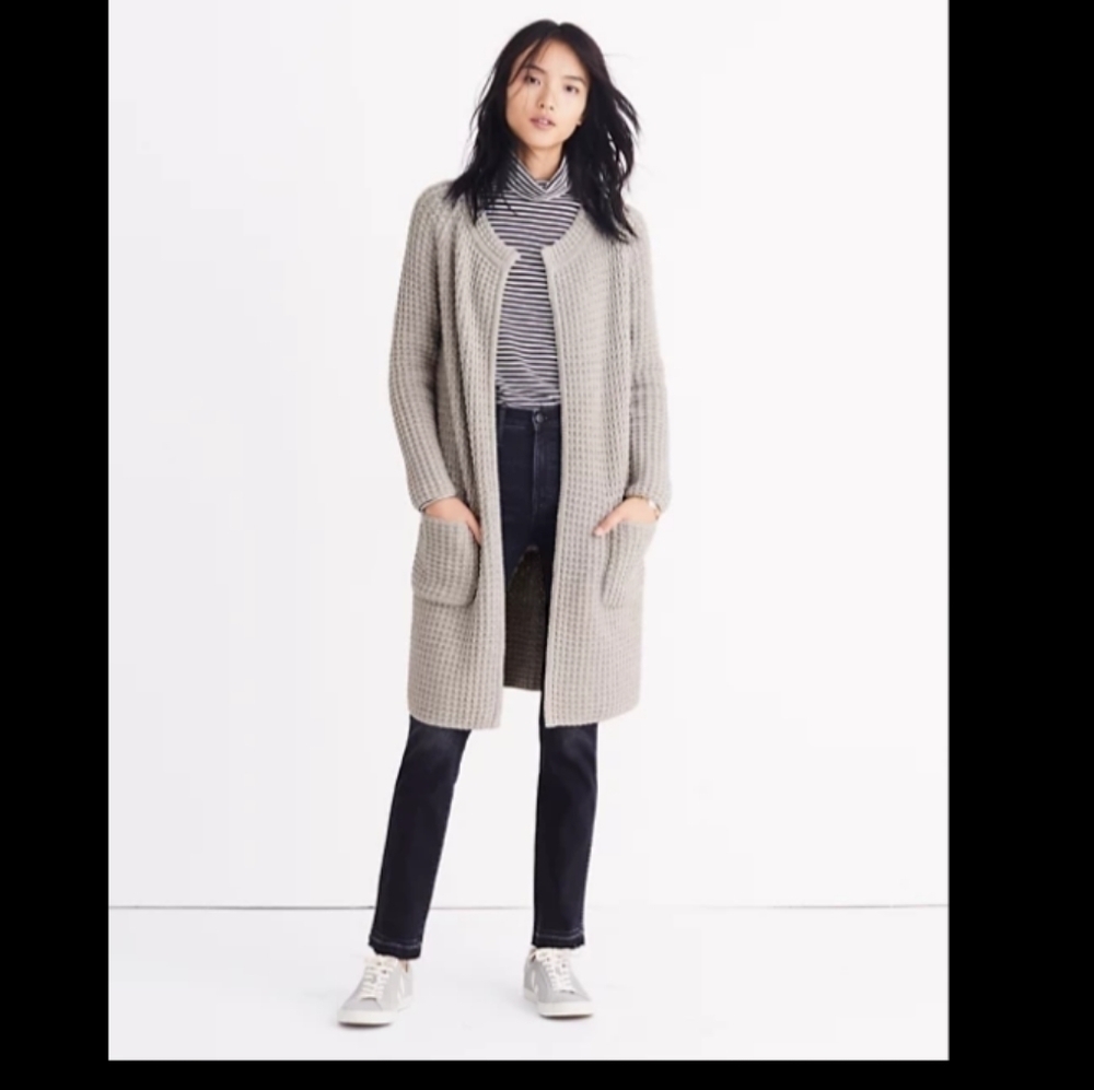 Madewell longline cardigan